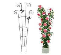 Tutor Piante | Accessorio Scenico A Metallico | Supporto Trellis Per Piante Indoor E Outdoor,Per Vite Bonsai Peperone Orchidea Balcone Cortile Serra