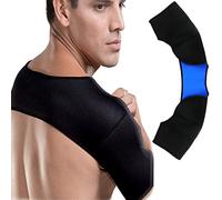 Tutore a doppia spalla, con supporto caldo, per dormire e sollevare sport, alleviare il dolore cronico alla tendinite, traspirante, sport protettivo (XL)