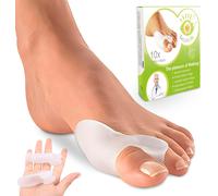 Tutore Alluce Valgo 10 Pezzi Correttore Separatore in Morbido Silicone Protezion