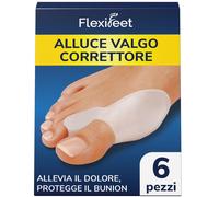 Tutore Alluce Valgo Correttore 6 Pz - Divaricatore Separatore Correttivo Donna E