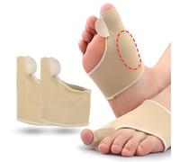 Tutore Alluce Valgo - Separatore Dita dei Piedi Correttore Dito a Martello in Gel Antisfregamento - Bunion Corrector - Divaricatore 2 Pezzi per uso Diurno / Notturno