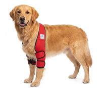 Tutore contro piaghe da decubito/tutore per calli/benda per il gomito/tutore per cani con igroma - Rosso - XL