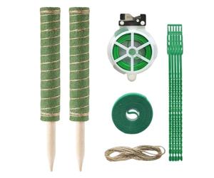 Tutore Di Muschio Per Monstera - Supporto Da Giardinaggio Riutilizzabile Ad Assorbimento D'Acqua - Pali di Sostegno per Le Piante | Per Pothos Philodendron Piante Da Appartamento Fioriera Interno Este