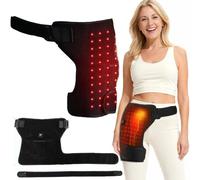 Tutore Di Supporto For L'anca, Imbracatura Di Supporto La Coscia Regolabile, Terapia A Luce Rossa Donne In Menopausa For Alleviare Il Dolore Della Menopausa(Red Light Heating)
