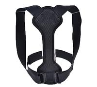 Tutore di supporto regolabile per clavicola per uomo e donna Correttore di postura posteriore per cattiva postura Migliora la parte superiore della schiena (Colore: Nero Taglia: Codice S) (Codice Nero