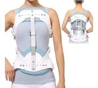 Tutore for la schiena, tutore for la schiena regolabile, correttore di postura toracico completo for la schiena traspirante, for flessione della colonna vertebrale toracica, lombare, fratture da compr
