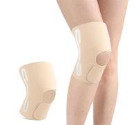 Tutore Ginocchio con Stabilizzatori Laterali Sport Ginocchiera Rotulea Regolabile Traspirante Confortevole Ginocchiera Ortopedica per Infortunio Sportivo, Menisco