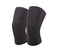 Tutore Ginocchio Legamenti Ginocchiere Sportiva Compressione Elastica Ginocchiere Per Dolori Articolari, Artrite, ACL, Recupero da Lesioni, Corsa, Ragazzi e Donna 2 Pezzi (L, nero)