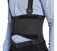 Tutore lombare con bretelle staccabili cintura di supporto per la schiena regolabile fascia di supporto per la vita industriale da lavoro tutore per la schiena fitness cintura per sollevamento pesi