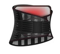 Tutore Lombare in Rete Traspirante per Alleviare Il Dolore Lombare Uomo Donna Cintura di Supporto Lombare Estiva Corsetto Regolabile per La Vita Ideale per Lavoro Esercizio Fisico(Black+Lumbar Pad,M)