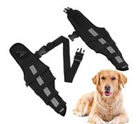 Tutore per gambe posteriori per cani, morbide ginocchiere posteriori per animali domestici, comodo tutore per gamba posteriore per lacerato, tutore regolabile per cani di taglia piccola e media