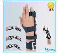 TUTORE PER IL 4° E 5° RAGGIO DELLA MANO CON STECCA CON CINTURE A STRAPPO - FGP