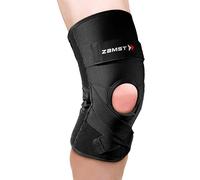 Zamst ZK-Protect Knee - Ginocchiera per Stabilizzazione legamenti anteriore LCA, laterale LCL e mediale LCM, sostegno articolazione, menisco e rotula - Basket, Sci, Volley, Calcio e altri sport (XL)