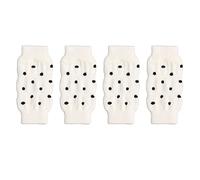 Tutore per Le Gambe del Cane, 4 Pezzi di Protezione per Il Gomito del Cane, a Pois Carino, Confortevole, Ad Alta Elasticità, Resistente allo Sporco, Protezione per Animali Domestici, Ginocchiere(XL)