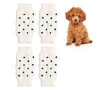 Tutore per Le Gambe del Cane, 4 Pezzi di Protezione per Il Gomito del Cane, a Pois Carino, Confortevole, Ad Alta Elasticità, Resistente allo Sporco, Protezione per Animali Domestici, Ginocchiere(S)