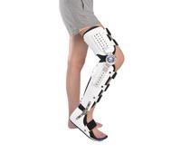 Tutore per Ortesi del Piede della Caviglia del Ginocchio,Ginocchiera Pieghevole,Tutore for Gamba Fissa,Tutori per Ortesi Regolabili per Coscia Ginocchio Caviglia e(Size:Right,Color:Adjustable Ankle)