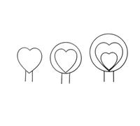 Tutore Per Piante Da Interno - 3 Pezzi Cornice Artistica,Supporto Piante Da Giardino - Per Principianti del Giardinaggio Domestico, Ideale per Interni, Casa, Matrimonio, Ortaggi e Fiori