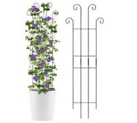 Tutore per Piante Rampicanti da Giardino - Graticcio in Metallo per Crescita Verticale Piante - Pali Per Arrampicata Della Monstera - Adatto A Vasi Da Giardino Esterno Per Pomodori Fiori Vite Clematid
