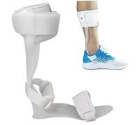 Tutore per piede cadente, tutore per piede cadente con design a mezza suola per camminare, inserti per scarpe ortopediche mediche leggere per il sollievo dell'emiplegia e della neuropatia, destro