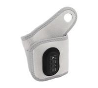 Tutore per Polso Riscaldato, Cuscinetto di Supporto per Massaggio Vibrante con Batteria 3000 MAh - Ideale per Viaggi, Lavoro D'ufficio, Guida, Massaggio Alle Impacco Caldo