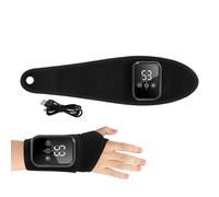Tutore per polso riscaldato, massaggiatore a vibrazione regolabile a 3 livelli per il comfort del dolore, supporto elettrico riscaldante con vestibilità comoda, accessorio per la cura del polso per