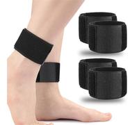 Tutore per tendinite d'Achille, 2 paia di fasce di supporto regolabili a compressione per uomini e donne, fascia elastica per caviglia e tendine d'Achille, per distorsioni, dolore d'Achille, sport,