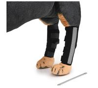 Tutore per zampe posteriori del cane, 1 paio, comodo supporto SBR per l'articolazione del garretto, tutore per l'articolazione del garretto della zampa posteriore del cane, con strisce riflettenti