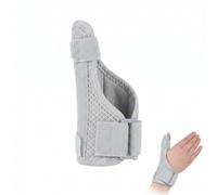 Tutore Pollice e Polso per Rizoartrosi, Tunnel Carpale e Tendinite De Quervain, Supporto Ergonomico Regolabile per Mano Destra e Sinistra, Immobilizzatore per Distorsioni e Recupero, Grigio