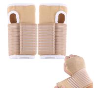 Tutore Polso Polsiera per Tendinite, 2 paia Fascia da Polso, Tutore Tunnel Carpale, Tutore Tunnel Carpale per Dolori Articolari, Supporto Polso Elastica Ambidestra, per Dolori Articolari, Frattura