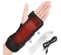 Tutore Polso Traspirante, Tutore Ortopedico Polso, Tutore Mano Tunnel Carpale Splint Polso per Mano con Piastre Metalliche Stecca Rimovibile per Alleviare il Dolore per Tunnel Carpale, Distorsioni