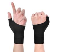 Tutore Rizoartrosi Mano Sinistra Tutore Rizoartrosi Mano Destra Tutore Pollice con Gel Traspirante per Tunnel Carpale Pollice Dolore e Infortuni Tendinite e Slogature Nero S
