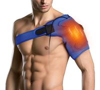 Tutore Spalla Riscaldato, Supporto Spalla Destra Supporto Spalla Sinistra Neoprene per Spalla, Polsino del Rotatore Strappato, Distorsione, Borsite, Tendinite, Donne e Uomini, Sinistra o Destra