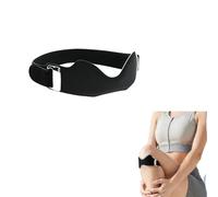 Tutore Tendine Rotuleo in Silicone Con 3D Airbag, Ginocchiera Rotulea a Forma di V, Twill Antiscivolo a 45°, Dissipazione del Calore Antiurto per Esercizio di Corsa(Black)