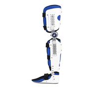 Tutori per Ortesi Regolabili per Anca,Ginocchiera Pieghevole,Tutore for Gamba Fissa,Stabilizzatrice per Ginocchio con Scarponi da Passeggio per riabilitaz(Size:Large,Color:Knee-Ankle-Foot (Left))