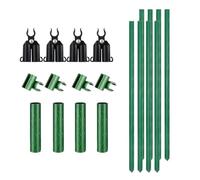 Tutori per Piante,Connettori Regolabili Fai-Da-Te,Set di Connettori e Clip per Piante | per Orto Giardino: Piselli, Viti, Frutta, Verdura, Fiori