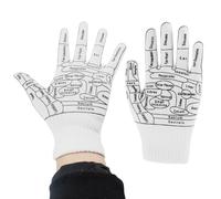 Tutorial, guanti per riflessologia, guanti da massaggio | Guanti da massaggio stampati per agopunto, per massaggio morbido, massaggiatore manuale, massaggiatore per agopunto, per amico