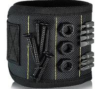 Tutoy Cintura magnetica da polso con 5 file, strumento di raccolta magnetico per viti, accessori per elettricisti