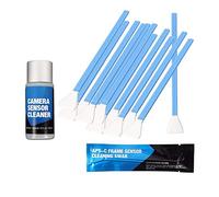 TuToy Kit di pulizia sensore DSLR Aps-C 12 pezzi tampone con soluzione detergente liquido per fotocamera digitale