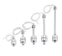 TuToy Regolatore di livello del sensore di liquido con interruttore a galleggiante verticale del serbatoio del flusso d'acqua in acciaio inossidabile - 200 mm