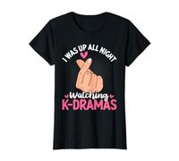Tutta la Notte Guardando KDramas Divertenti Amanti del Dramma Coreano Maglietta