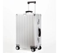 Tutta la valigia da viaggio in lega di alluminio-magnesio bagaglio a rotelle di alta qualità 20/24/26/29 ''borsa Trolley retrò bagaglio a mano imbarco