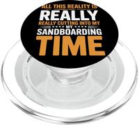 Tutta questa realtà sta tagliando nel mio Sandboarding estivo PopSockets PopGrip per MagSafe