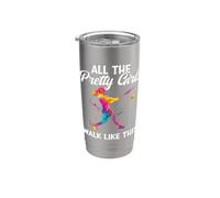 Tutte le belle ragazze camminano come questo giocatore di softball giovani Bicchiere termico in acciaio inox doppia parete