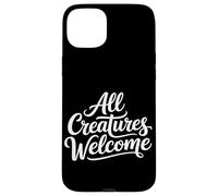 Tutte Le Creature Accolgono La Tipografia Di Frasi Colorate Custodia per iPhone 15 Plus