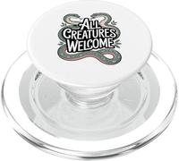 Tutte Le Creature Danno Il Benvenuto Al Testo Luminoso E PopSockets PopGrip per MagSafe