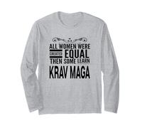 Tutte Le Donne IMPARANO Krav Maga Regali in Stile autodifesa Maglia a Manica