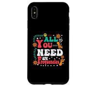 Tutte le frequenze di bisogno divertenti anni '60 frequenza energetica vibrazione Custodia per iPhone XS Max