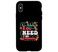 Tutte le frequenze di bisogno divertenti anni '60 frequenza energetica vibrazione Custodia per iPhone X/XS