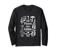 Tutte Le Piante Sono commestibili, Alcune Parole Divertenti Solo Una Volta Maglia a Manica