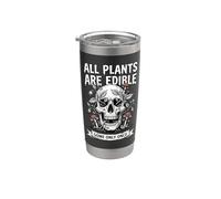 Tutte le piante sono commestibili alcune solo una volta botanica dei funghi del cranio Bicchiere termico in acciaio inox doppia parete